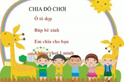 Bài thơ: Chia đồ chơi_ Nhà trẻ 24-36 tháng_MN Đức Nhuận