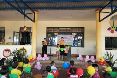 Trường MN Đức Nhuận tổ chức “Ngày hội đến trường của bé” chào đón các bé vào năm học mới 2022- 2023