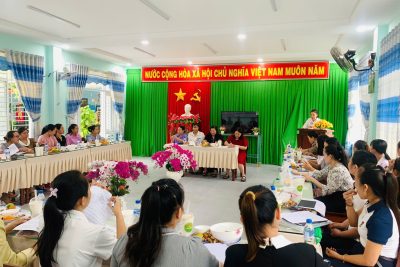 TỔ CHỨC SINH HOẠT CỤM CHUYÊN MÔN ĐỢT 1 NĂM HỌC 2024- 2025 TẠI TRƯỜNG